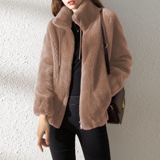 Women’s Fleece Warm Stand Collar Long Sleeve JacketsTopsWomen-s-Green-Fleece-Warm-Stand-Collar-Long-Sleeve-Jacket-Autumn-Korean-Fashion-Brown-Plus-Size.jpg_640x640