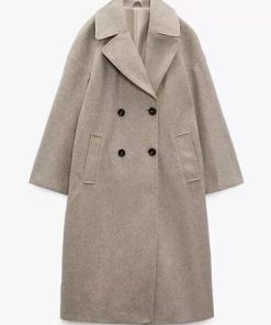 Women’s Double Breasted Loose Woolen CoatsTopsXNWMNZ-women-double-breasted-loose-woolen-coat-lapel-collar-long-sleeves-Solid-Women-s-Casual-oversize.jpg_