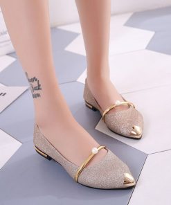 Bling Style Women Flats 2020 Spring Summer Flat Shoes Woman Pointed Toe Slip On Fashion Loafers Female Casual Lazy Shoe Footwear