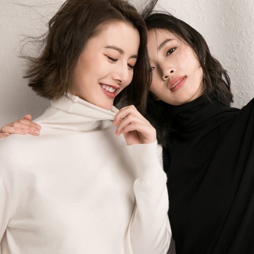 Autumn Winter Sweater Turtleneck Slim Fit Basic Pullovers 2022 Fashion Korean Knit Tops Bottoming Womens Sweater Stretch Jumpers