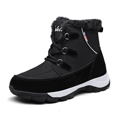 Women’s Waterproof Snow BootsBootsmainimage22022-Women-Snow-boots-Waterproof-Non-slip-Parent-Child-Winter-Boots-Thick-Fur-Platform-Waterproof-and