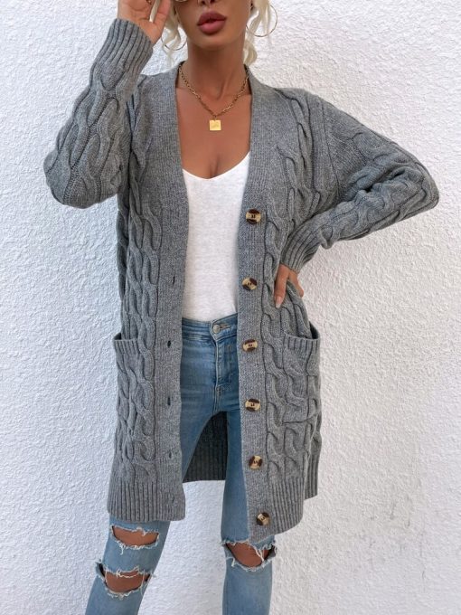 Women’s Fashion Long Cardigan Sweaters – Miggon