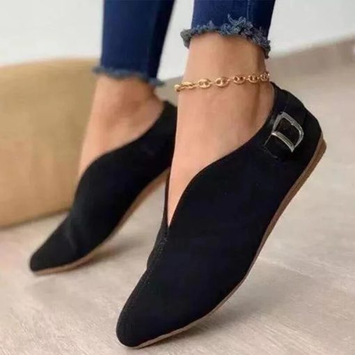 Women’s Soft Comfortable Flat Pointed Toe LoafersFlatsvariantimage02022-Spring-Autumn-New-Loafers-Woman-Shoes-Soft-Fashion-Flats-Zapatos-Women-Plus-Size-35-43