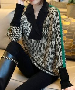 Women’s Trend Fashion Luxury Crochet Tops SweatersTopsvariantimage0Striped-Women-s-Sweater-2022-Trend-Fashion-Luxury-Crochet-Tops-Sweaters-for-Women-Autumn-Pullover-Knitted