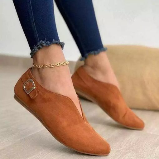 Women’s Soft Comfortable Flat Pointed Toe LoafersFlatsvariantimage12022-Spring-Autumn-New-Loafers-Woman-Shoes-Soft-Fashion-Flats-Zapatos-Women-Plus-Size-35-43