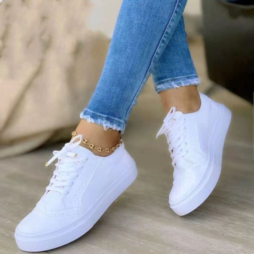 Women’s Lace Up Plus Size Oxford SneakersFlatsvariantimage2Platform-Loafers-Women-s-Shoes-2022-New-Spring-Winter-Flats-Sport-Casual-Suede-Sneakers-Lace-Up