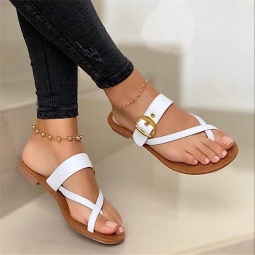 Women’s Clip Toe Flat Summer Fashion SlippersSandalsvariantimage2Women-Slippers-Clip-Toe-Flat-Sandals-Summer-T-tied-Ladies-Shoes-Beach-Casual-Woman-Flip-Flops