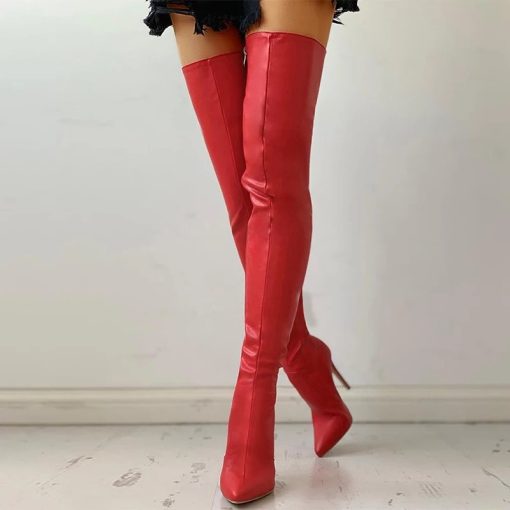 Women’s Zipper Sexy Long Boots – Miggon