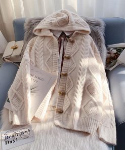 Women’s Loose Hooded Outwear Cardigan SweatersTopsvariantimage4Hooded-twist-sweater-coat-autumn-and-winter-2022-new-women-s-loose-outer-wear-lazy-knitted