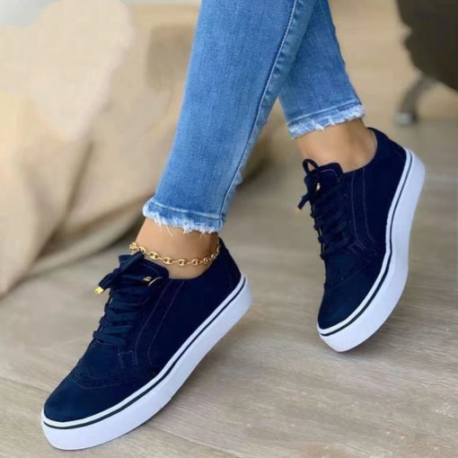 Women’s Lace Up Plus Size Oxford SneakersFlatsvariantimage4Platform-Loafers-Women-s-Shoes-2022-New-Spring-Winter-Flats-Sport-Casual-Suede-Sneakers-Lace-Up