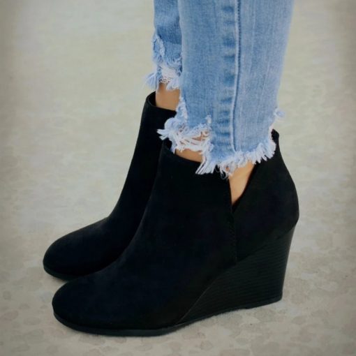Women’s Ankle Roman Fashion BootsBootsvariantimage4Pointed-Toe-Booties-Winter-Women-Leopard-Ankle-Boots-Footwear-Platform-High-Heels-Wedges-Shoes-Woman-Bota