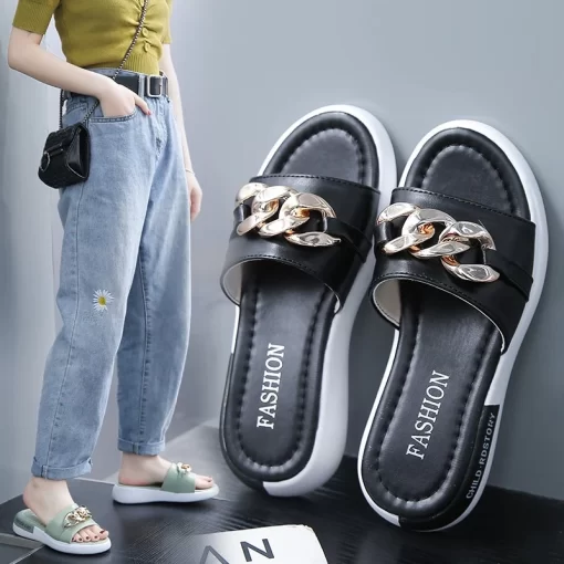 2022 Summer Sandals Ladies Flat Heel Platform Sandals Ladies Candy Color Casual Slippers Ladies Shoes Sandalias.jpg Q90.jpg 1 1