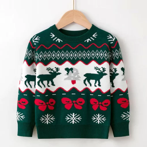 Baby Sweaters Christmas Clothing Autumn Winter Kids Boys Girls Clothes Sweater Cartoon Print Long Sleeve Knit.jpg 640x640 2