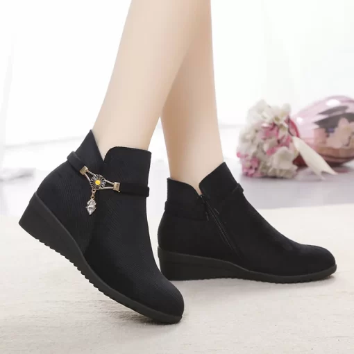 New Round Toe Buckle Boots for Women Sexy Ankle Boots Heels Fashion Warm Winter Spring Autumn.jpg 640x640