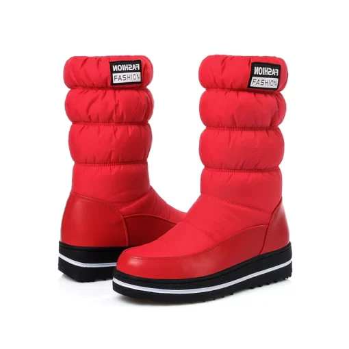 TUINANLE Winter Snow Boots Women Warm Plush Mid calf Shoes Waterproof Boot Fur Platform Boots Red.jpg 640x640