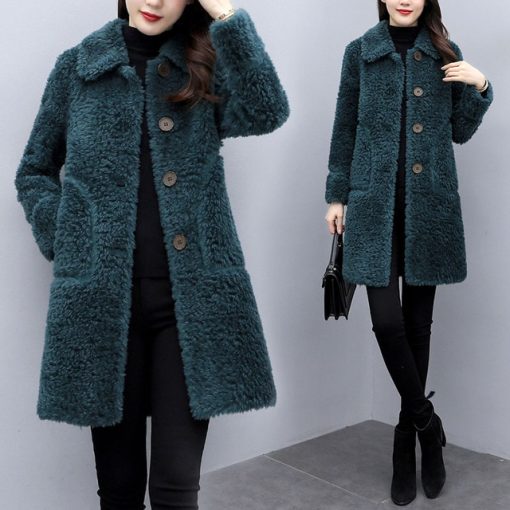 Women’s Fall Winter Lamb Velvet Jackets – Miggon
