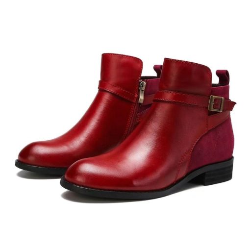 Women’s Genuine Leather Short Suede BootsBootsWomen-Boots-2022-Spring-Genuine-Female-Short-Boots-Suede-Women-Booties-British-Zipper-Retro-Trend-Women.jpg_640x640-1