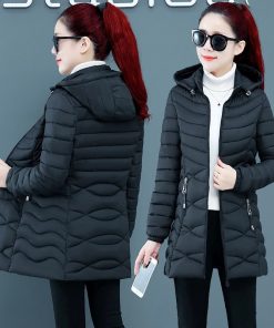 Women Jacket Parka Ultra-light Thin Down Cotton Coat 2022 Autumn Winter Slim Short Hooded Warm Women's Outerwear Clothing