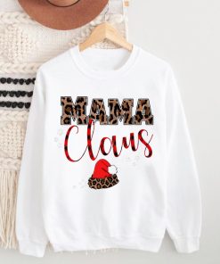 Women’s Merry Christmas Xmas Tees Shirtsmain image0Clothing Graphic Sweatshirts Women Merry Christmas Leopard Letter Mom Mother Fashion Printing Female Casual O neck