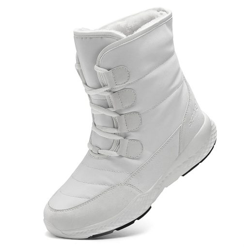 Women’s Waterproof Quality Plush Snow Bootsmain image0TUINANLE Women Boots Winter White Snow Boot Short Style Water resistance Upper Non slip Quality Plush