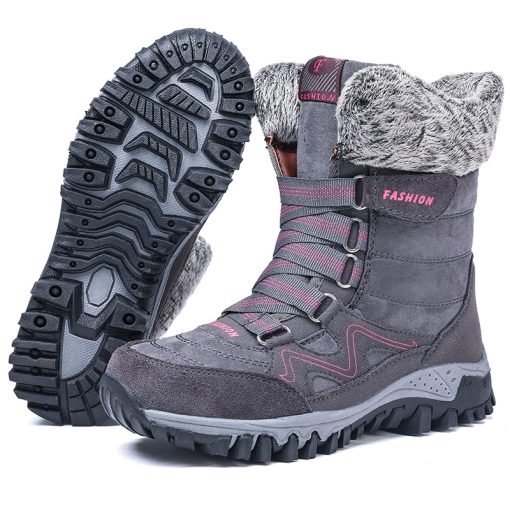 Women’smain image0Valstone Winter Women s Snow boots Warm Mid calf Shoes for Cold weather outdoor plush shoes