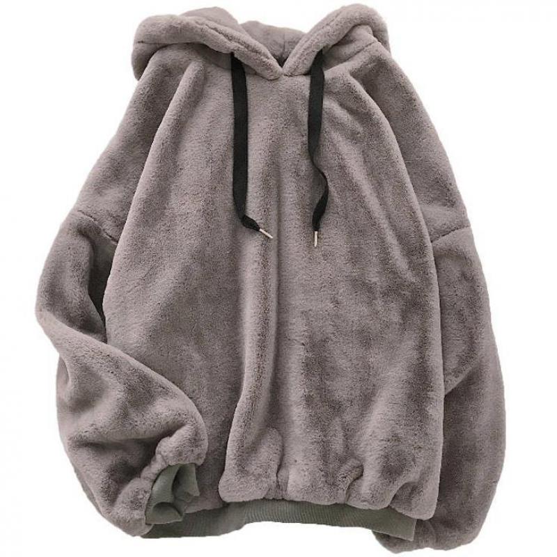 Women’s Velvet Warm Hoodies Sweatshirts – Miggon