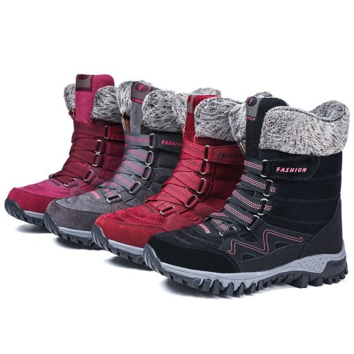 Women’s Winter Mid-calf Snow Bootsmain image2Valstone Winter Women s Snow boots Warm Mid calf Shoes for Cold weather outdoor plush shoes