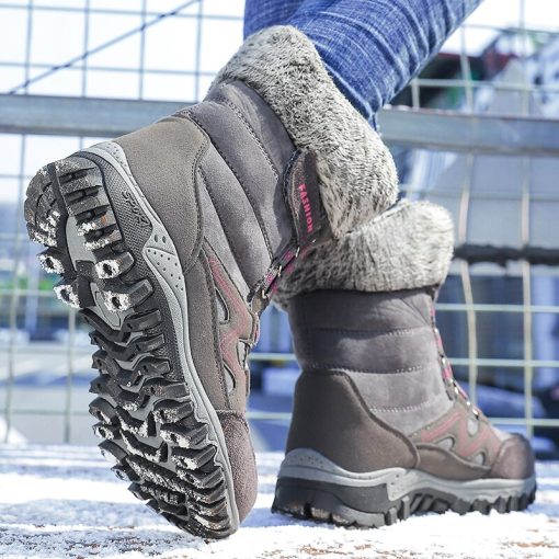 Women’s Winter Mid-calf Snow Bootsmain image3Valstone Winter Women s Snow boots Warm Mid calf Shoes for Cold weather outdoor plush shoes