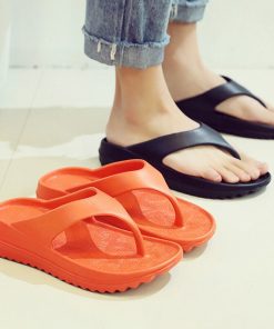 main image0Beach Casual Home Slipper Summer Women Slippers Flip Flops Thick Bottom Leisure Ladies Shoes Indoor Outdoor