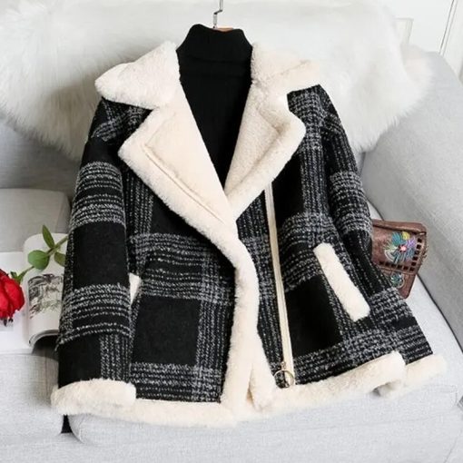 main image0Celebrity Xiaoxiang wind short coat women s autumn and winter new Korean style fashion loose plus
