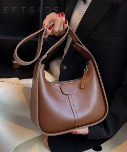 main image0LEFTSIDE Vintage Shoulder Crossbody Bags for Women PU Leather Women s New 2022 Trend Fashion Handbag