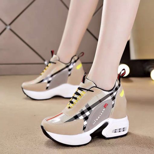 main image0Women Sneakers 2020 Summer Autumn High Heels Ladies Casual Shoes Women Wedges platform shoes Female Thick