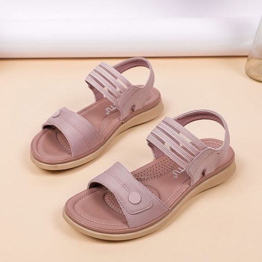 main image12022 Summer Sandals Women Beach Holiday Shoes Thick Sole Women Sandals Pink Black Soft Ladies Summer