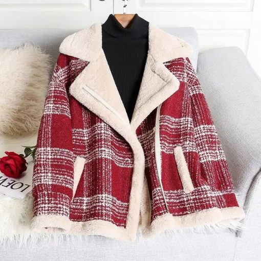 main image2Celebrity Xiaoxiang wind short coat women s autumn and winter new Korean style fashion loose plus