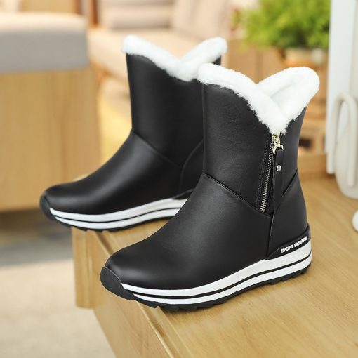 main image4INS Women Ankle Boots 22 26cm Thick Snow Boots Ankle Boots for Women Winter Boots Women