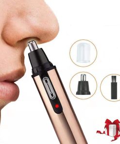 Electric Nose Hair Trimmer Men's Women's Ear and Neck Eyebrow Trimmer Cleaner Trimmer Shaver Makeup Remover Kit
