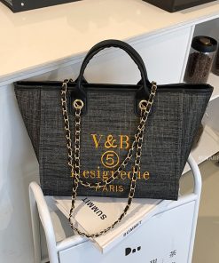 Handbags Women's bag 2022 Shoulder Crossbody For Designer Messenger Large Luxury Female Portable Zipper Canvas Girl Tote Bags