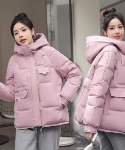 Women Winter Down Padded Jacket Women Hooded Parkas Coat 2022 Winter New Thick Warm Cotton Coat Winter Jacket Female Outwear
