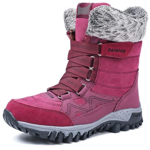 Women’s Winter Mid-calf Snow Bootsvariant image2Valstone Winter Women s Snow boots Warm Mid calf Shoes for Cold weather outdoor plush shoes
