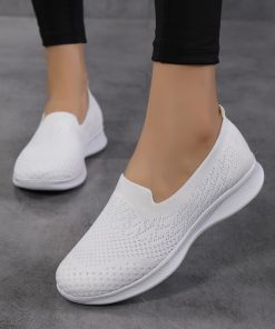 variant image02022 Women Sneakers Outdoor Breathable Sneakers Women Walking Shoes Women Loafers Chunky Sneakers Slip on Shoes