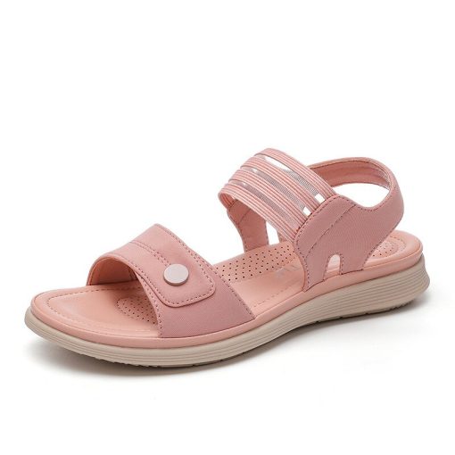 variant image12022 Summer Sandals Women Beach Holiday Shoes Thick Sole Women Sandals Pink Black Soft Ladies Summer