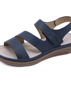 variant image22020 Summer shoes women retro women s beach sandals round head slope comfortable lightweight sandals women
