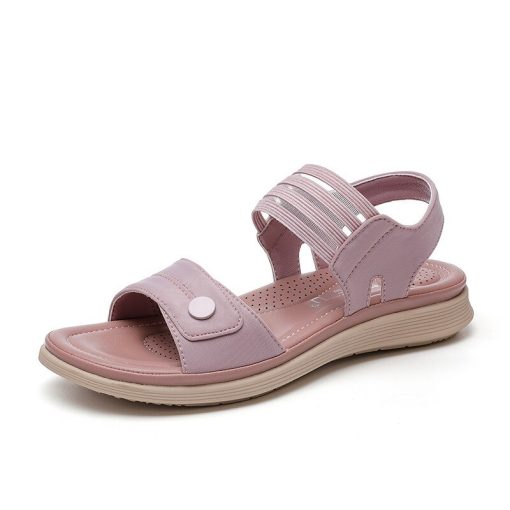 variant image22022 Summer Sandals Women Beach Holiday Shoes Thick Sole Women Sandals Pink Black Soft Ladies Summer