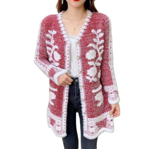 2022 New Winter Cardigan Sweater Women s Mid length Buttons Sexy Slim Imitation mink cardigan Jacket.jpg Q90.jpg