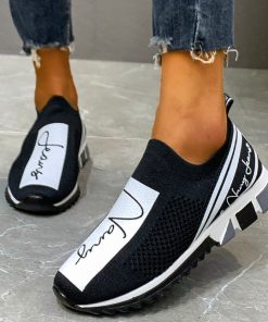 main image02022 Designer Unisex Couples Shoes Slip On Walking Women Sneakers Breathable Sock Women s Shoes Trainers