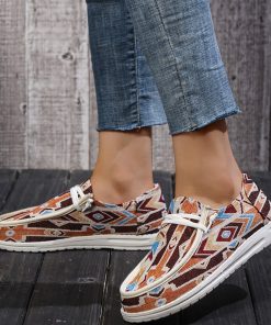 main image0Boho Jacquard Sox Shoes Woman Chic Canvas Sneakers Ladies 2022 New Stretch Loafers Ultralight Flat Lazy