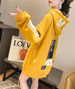 main image0Winter Fleece Thickening Clothes Autumn New Korean Version Of Loose Coat Fashion Aesthetic Hoodies Women s