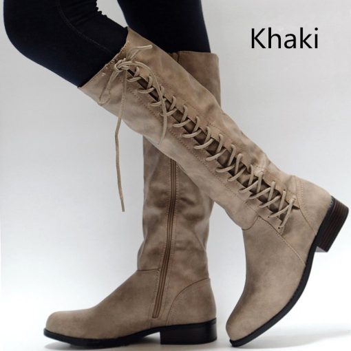 main image12021 Brand Women Winter Shoes Genuine Leather Women Winter Boots NWarmful High Quality Knee High Boots