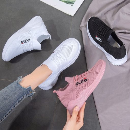main image1Women Running Shoes 2022 Comfortable Sport Shoes Women s Trend Lightweight Walking Shoes Ladies Sneakers Breathable