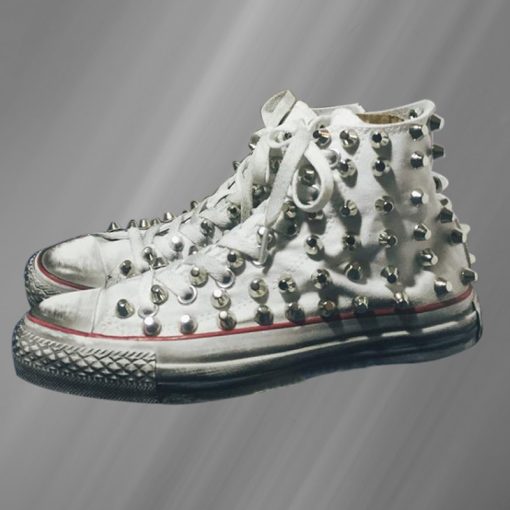main image2Handmade rivet bucket nails do the old fashion cool punk canvas shoes men and women with